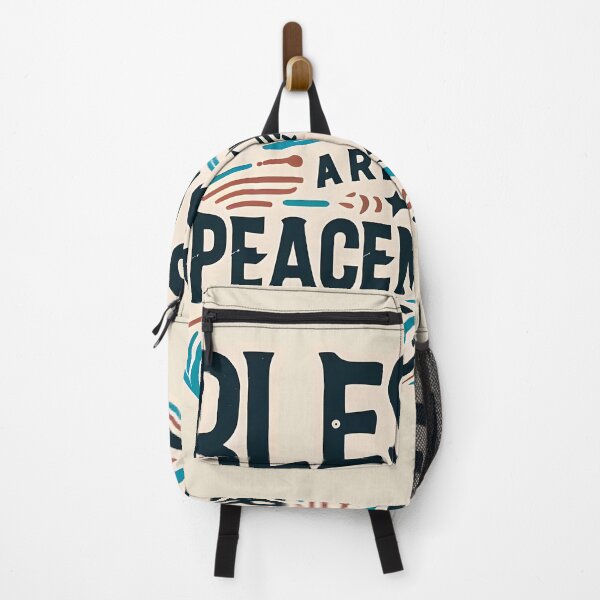 Item preview, Blessed are the peacemakers, typography designed and sold by maxmaj.