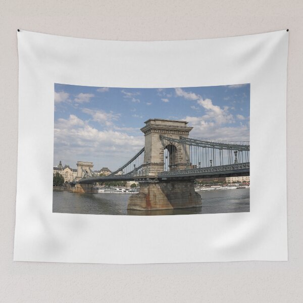 Item preview, Chain bridge on Danube river Budapest designed and sold by goceris.