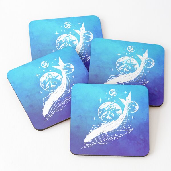 Item preview, Cosmic Aesthetic Whale in Watercolor Universe designed and sold by Trish Dish.