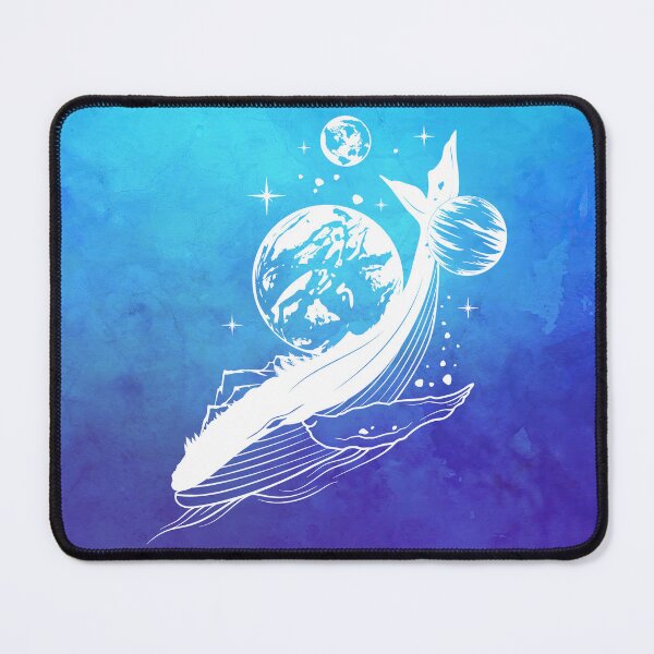 Item preview, Cosmic Aesthetic Whale in Watercolor Universe designed and sold by Trish Dish.