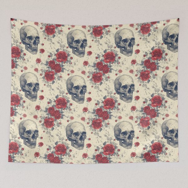 Item preview, Skull & Red Roses designed and sold by UnTangle.