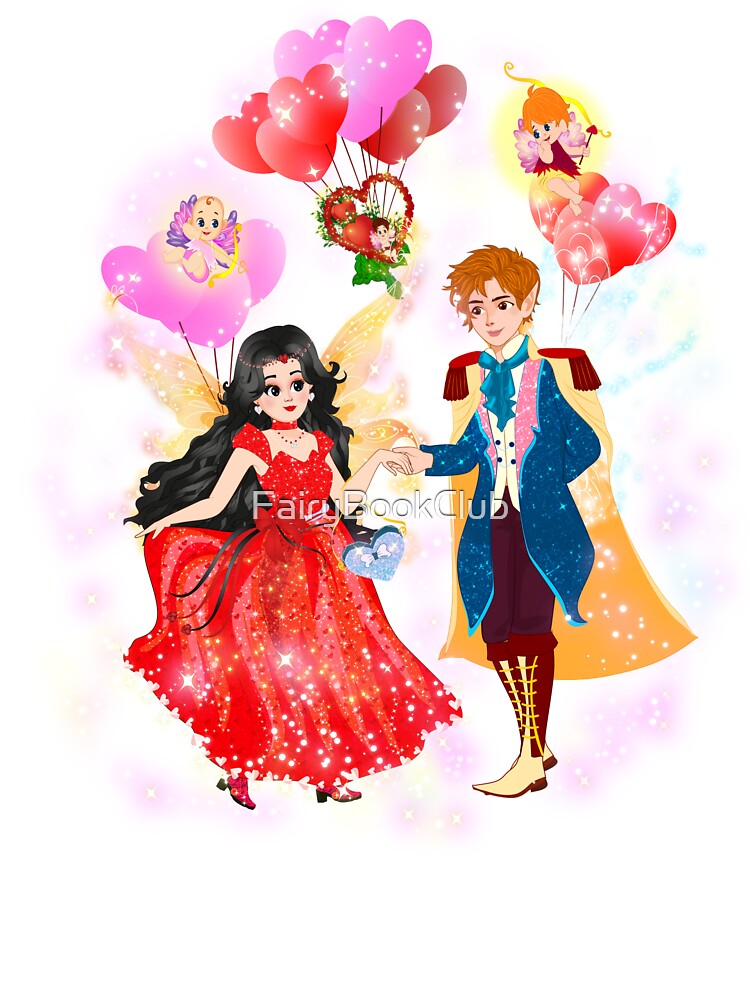 Thumbnail 2 of 2, Kids T-Shirt, Hallie's Valentine Shop~True Love designed and sold by FairyBookClub.