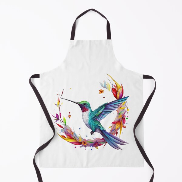 Item preview, Colorful watercolor hummingbird designed and sold by ColorLightLab.