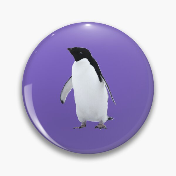 Item preview, Adelie Penguin (Light Purple #795FC1 background)  designed and sold by SBPenguins.
