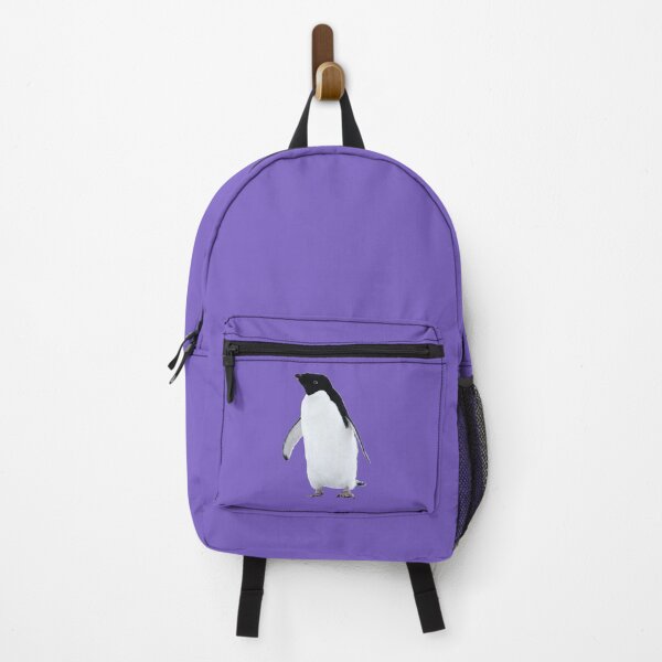 Item preview, Adelie Penguin (Light Purple #795FC1 background) designed and sold by SBPenguins.