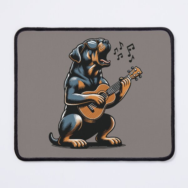 Item preview, Dog Playing Guitar Singing Boerboel Bull Mastiff Rottweiler designed and sold by d247.