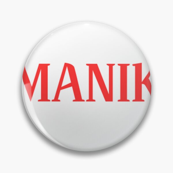 Artikelvorschau, Weißes MANIK-Logo-Design entworfen und verkauft von ManikKult.