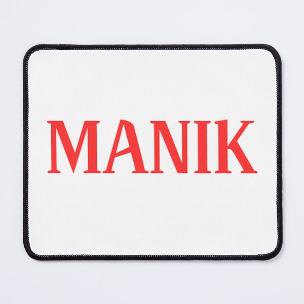 Artikelvorschau, Weißes MANIK-Logo-Design entworfen und verkauft von ManikKult.