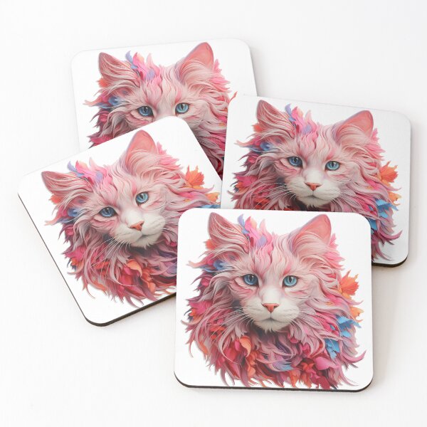 Item preview, Playful Cat and Tiger Abstract Art designed and sold by Chroma--Craft.