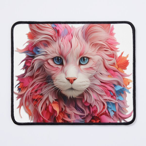 Item preview, Playful Cat and Tiger Abstract Art designed and sold by Chroma--Craft.