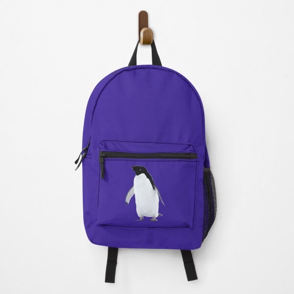 Item preview, Adelie Penguin (Dark Purple #3A2096 background) designed and sold by SBPenguins.