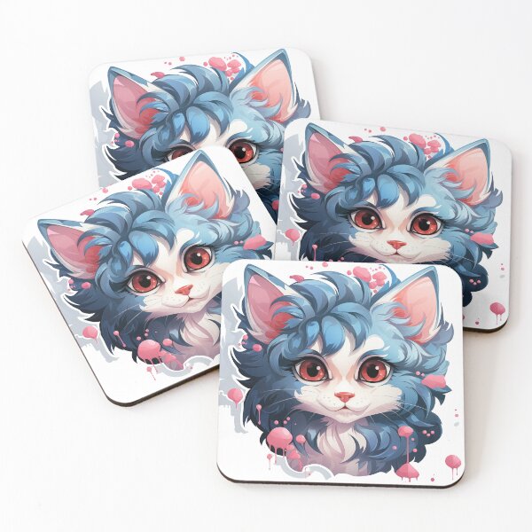 Item preview, Playful Cat and Tiger Abstract Art designed and sold by Chroma--Craft.