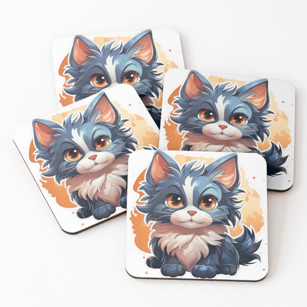 Item preview, Playful Cat Abstract Art designed and sold by Chroma--Craft.