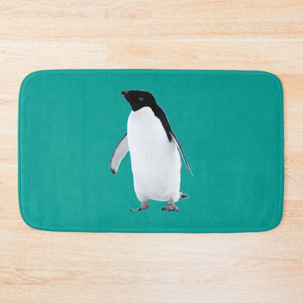 Item preview, Adelie Penguin (Teal #03A096 background)  designed and sold by SBPenguins.