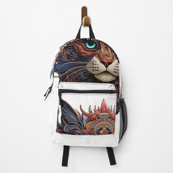 Item preview, Playful Cat and Tiger Abstract Art designed and sold by Chroma--Craft.