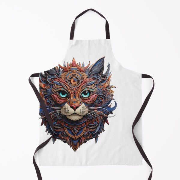 Item preview, Playful Cat and Tiger Abstract Art designed and sold by Chroma--Craft.