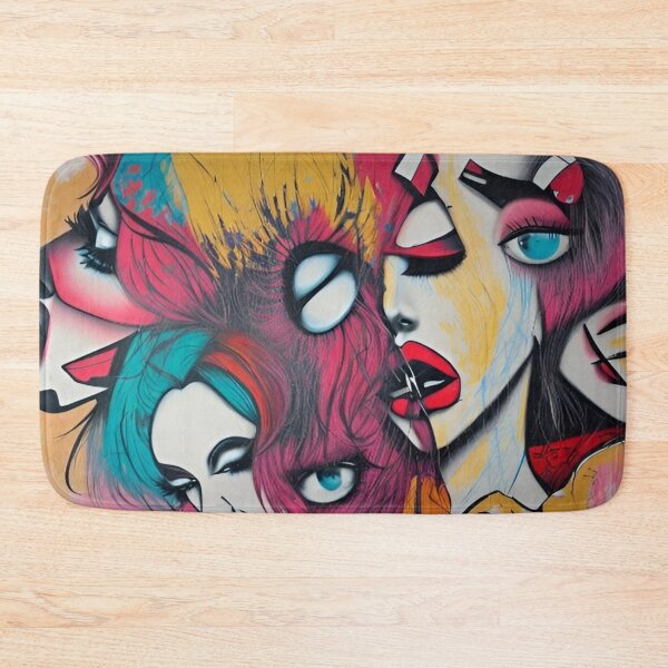Item preview, Colorful faces designed and sold by MisaNovak.