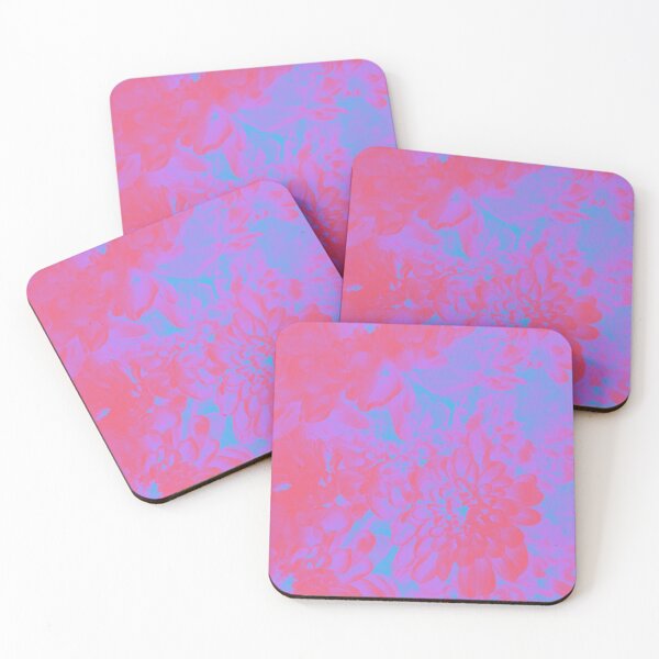 Item preview, Color Trip Boho Soul Flowers in Neon Pink and Blue designed and sold by Trish Dish.