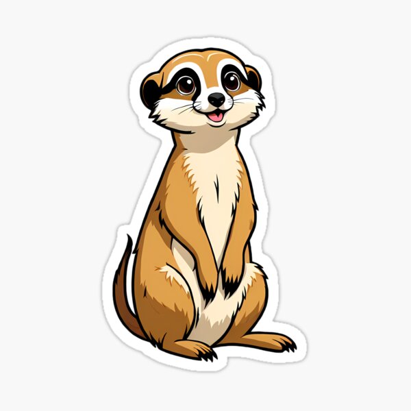 Item preview, meerkat designed and sold by sticker-connect.