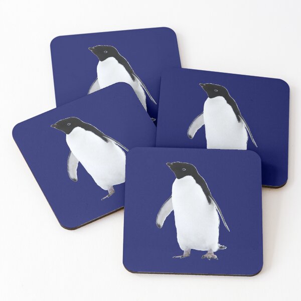 Item preview, Adelie Penguin (Dark Blue #060D5B background)  designed and sold by SBPenguins.