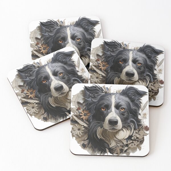 Item preview, Border Collie's Enigmatic Expression designed and sold by Chroma--Craft.