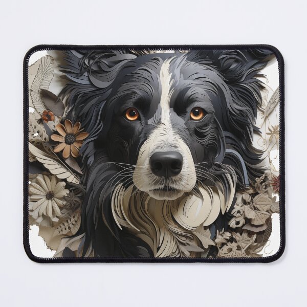 Item preview, Border Collie's Enigmatic Expression designed and sold by Chroma--Craft.