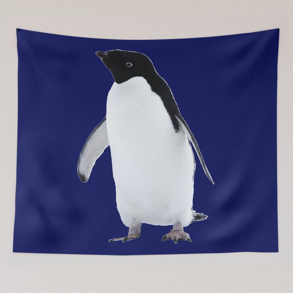Item preview, Adelie Penguin (Dark Blue #060D5B background)  designed and sold by SBPenguins.