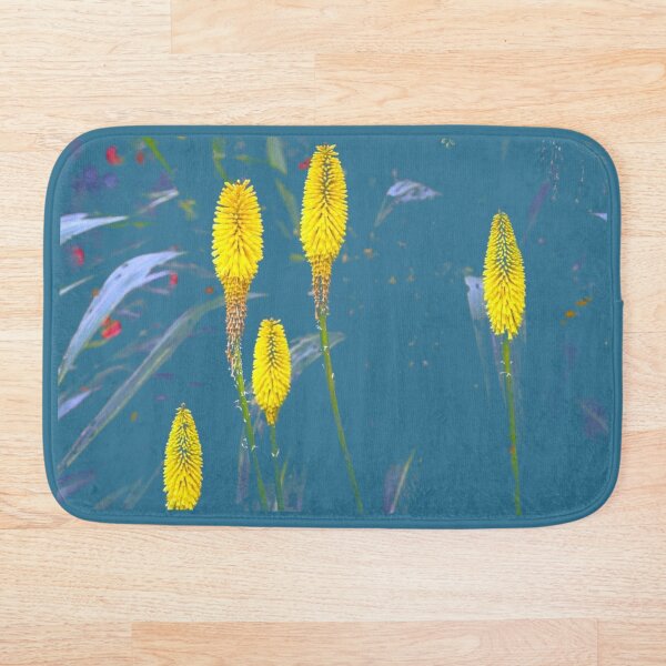 Item preview, Yellow bohemian torch lily photo, cut out pattern designed and sold by evadesignbubble.