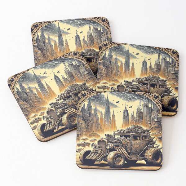 Item preview, Dystopian landscape designed and sold by Foxlindesigns.
