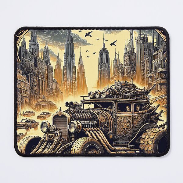 Item preview, Dystopian landscape designed and sold by Foxlindesigns.