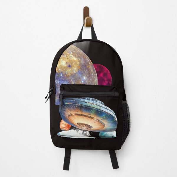 Item preview, Cosmic abduction, planets, spaceship designed and sold by Miluna1104.