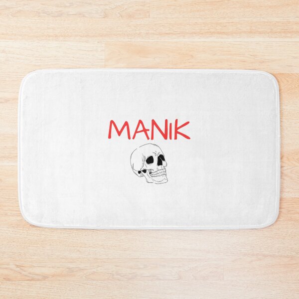Artikelvorschau, Weißes Totenkopf-MANIK-Logo entworfen und verkauft von ManikKult.
