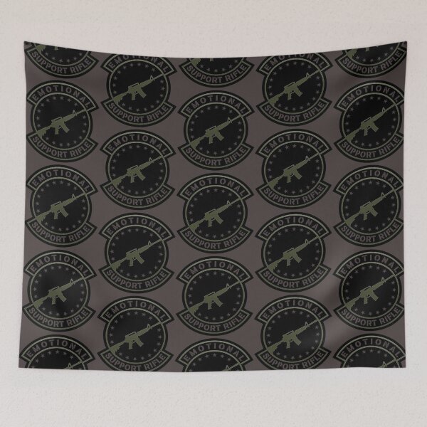 Item preview, EMTIONAL SUPPORT - RIFLE designed and sold by RENAGADE4LYF.