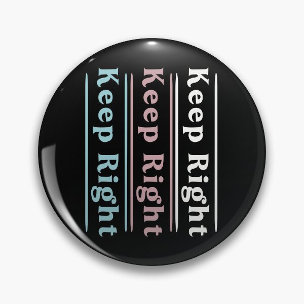 Item preview, Stay Right - Text Pattern designed and sold by vibeno1.