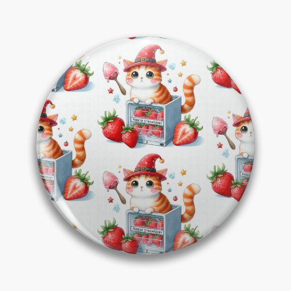 Item preview, El gato en el sombrero: ¡una fiesta de fresas! designed and sold by Bit Canvas.