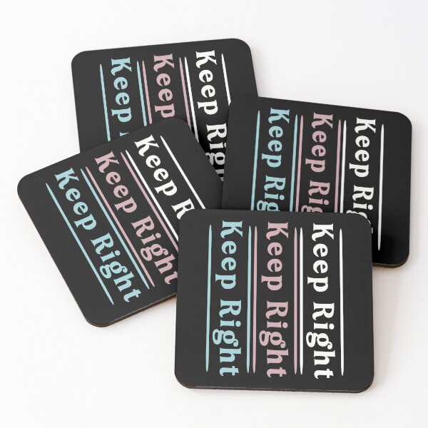 Item preview, Stay Right - Text Pattern designed and sold by vibeno1.
