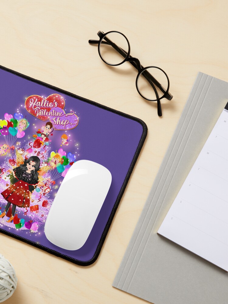 Thumbnail 3 of 5, Mouse Pad, Hallie's Valentine Shop's Valentine Tree designed and sold by FairyBookClub.