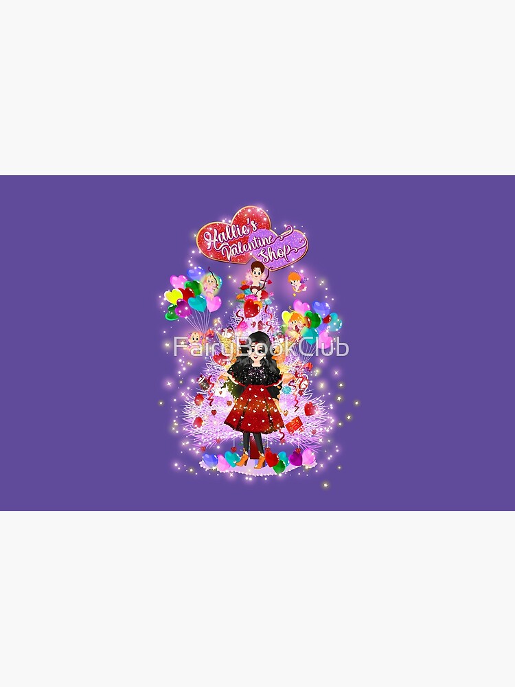 Thumbnail 4 of 4, Zipper Pouch, Hallie's Valentine Shop's Valentine Tree designed and sold by FairyBookClub.