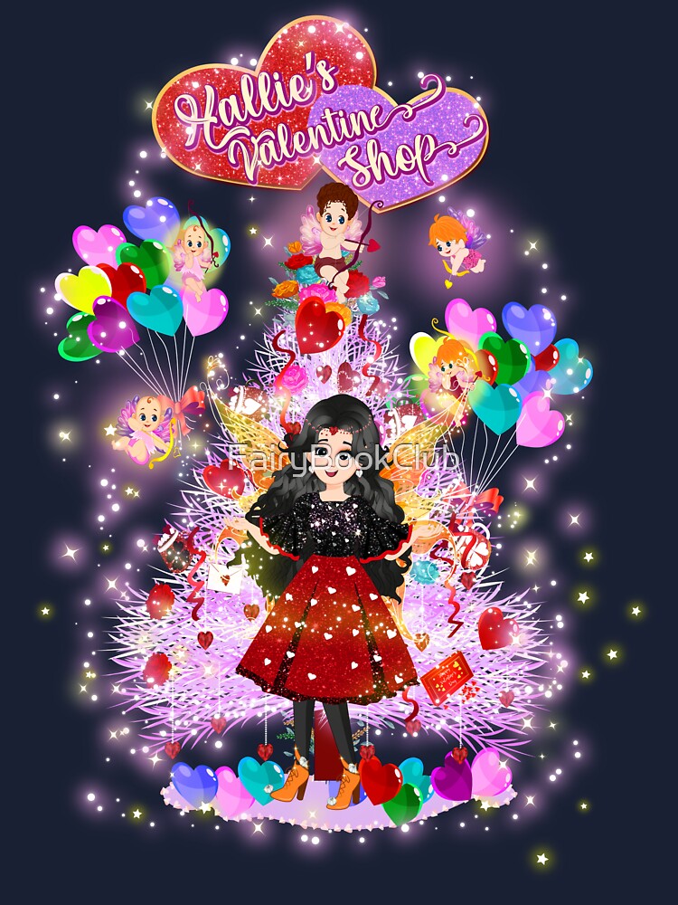 Thumbnail 2 of 2, Baby T-Shirt, Hallie's Valentine Shop's Valentine Tree designed and sold by FairyBookClub.