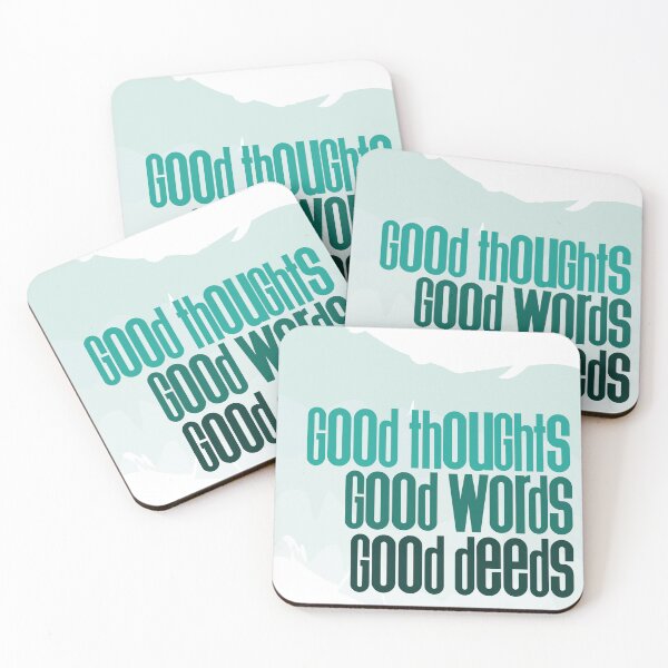 Item preview, Good thoughts, words, deeds designed and sold by asprayson.