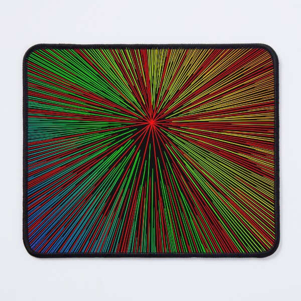 Item preview, Colorful Hyperdrive explosion - red with rainbow highlights version designed and sold by DaveDanchuk.