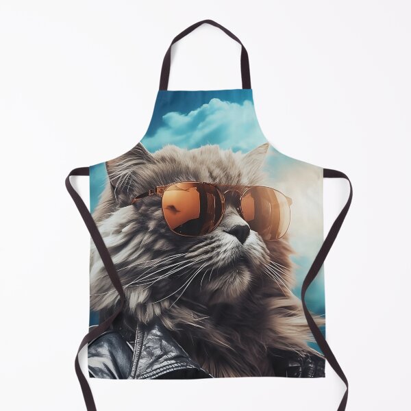 Item preview, Biker Cat Wearing Sunglasses designed and sold by CatsAndDogs-TF.