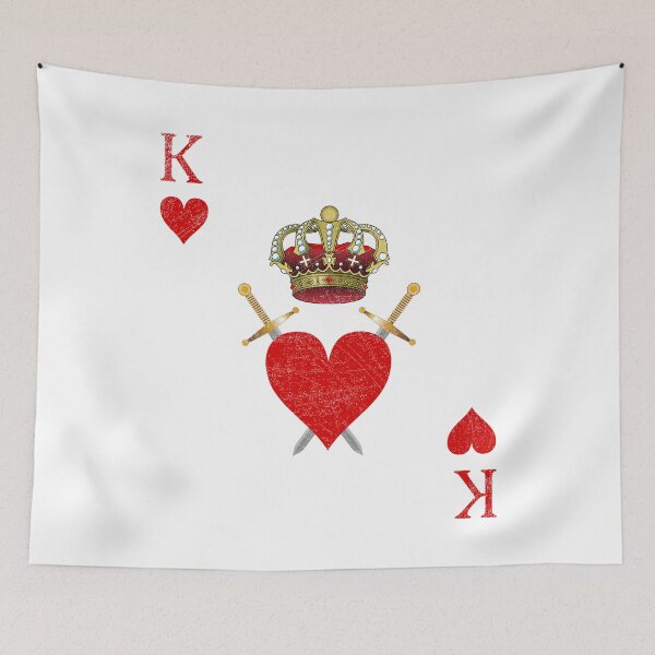 Item preview, King of Hearts Playing Card Shirt designed and sold by SacCityThreads.
