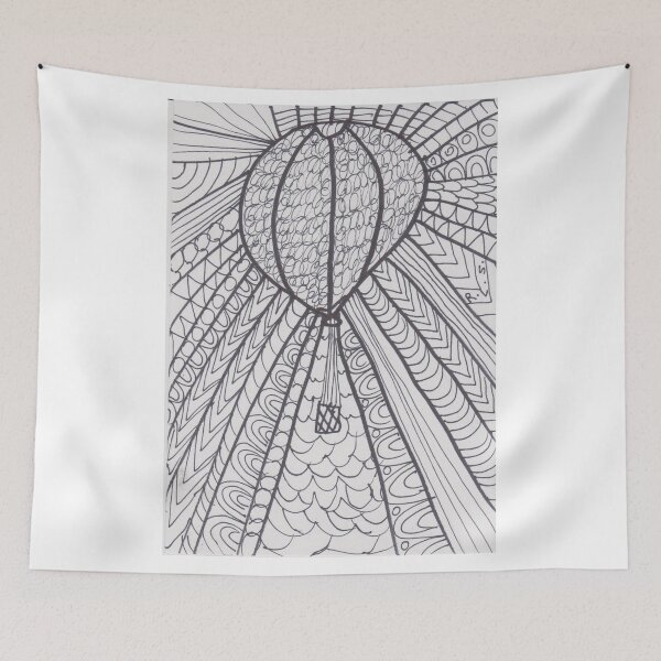 Item preview, Art Thèrapie - hot air balloon  designed and sold by ArtistRebeccaLS.