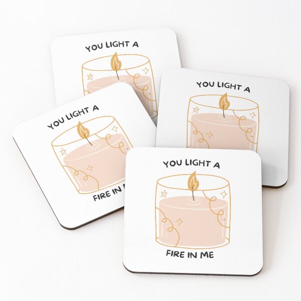 Item preview, You Light A Fire In Me Candle designed and sold by BotanicalWoe.