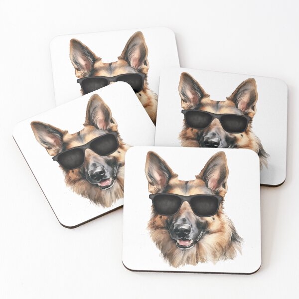 Item preview, German Shepherd Wearing Sunglasses designed and sold by TheAnimalZ00.