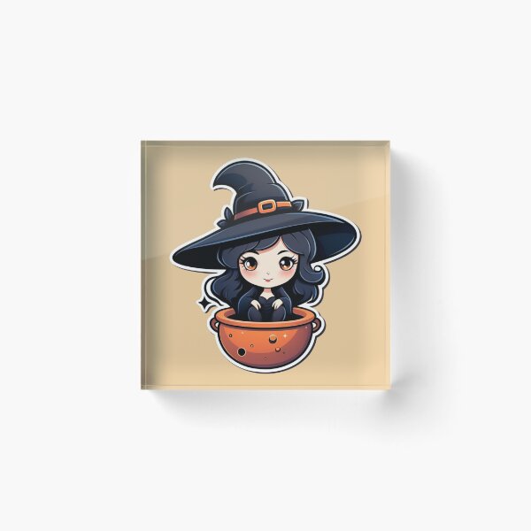 Item preview, Witch with cauldron. designed and sold by soucarol.