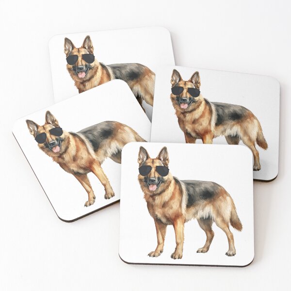 Item preview, German Shepherd Wearing Sunglasses designed and sold by TheAnimalZ00.