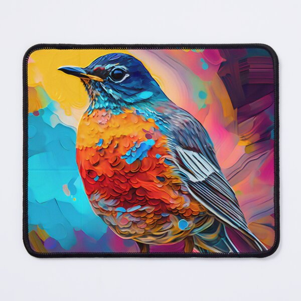 Item preview, Colorful Robin Bird designed and sold by KingExpressions.