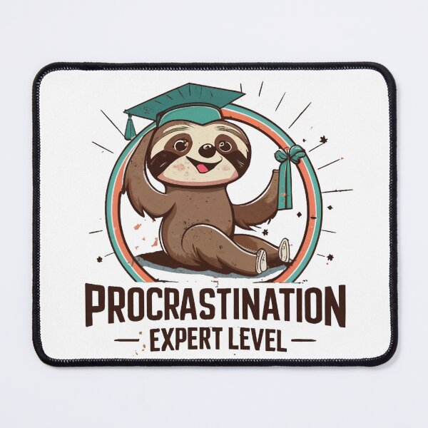 Item preview, Procrastination Expert Level designed and sold by MindFrank.